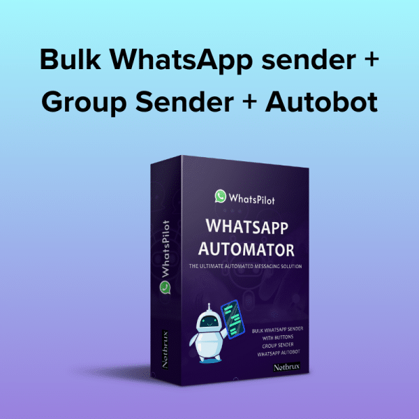 Bulk WhatsApp sender + Group Sender + Autobot